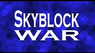 Skyblock War S1 E1 - Team Flinky! (Fluf's POV)
