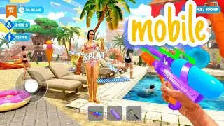 Water park game mobile unlimited money | day 1 full gameplay#waterparkgame#day 1#fullgameplaymobile