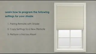Veneta&trade; Motorization &ndash; How to Pair your Remote