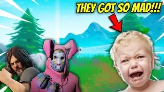 Trolling My Teammates On Fortnite (Guy Freaks Out!)