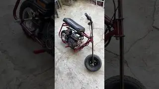 Joes Frame mini bike with predator 212cc engine and straight pipe #minibike #predator #frame #212cc