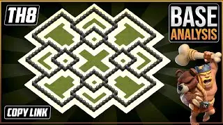 The BEST TH8 HYBRID/TROPHY[defense] Base 2021!! Town Hall 8 Hybrid Base Design - Clash of Clans