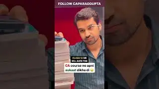 Bitter truth of CA Course 🔥 ft @caparaggupta2.0