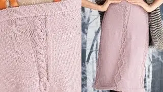 #36 Cabled Skirt, Vogue Knitting Winter 2011/12