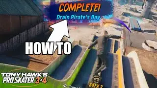 Drain Pirates Bay on Waterpark Tony Hawks Pro Skater 3+4