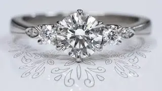 Lyte Three Stone Diamond Ring from The Narrative Collection | The Village Goldsmith