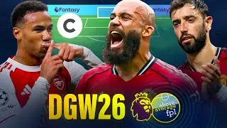 Triple Captain Gabriel? | Double Gameweek 26 Teams | Fantasy Premier League