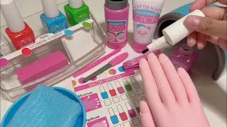 [💸toy asmr💸] Nail care Playset 💅 | Melissa and Doug nail arts ASMR 멜리사앤더그 네일아트