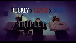 Rockeyhoper x Clxck x Wishmishu || ROBLOX Sword Fighting Highlights