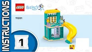 LEGO Bluey 11201 Playground Fun with Bluey - Building Instructions [Booklet 1] 🎡