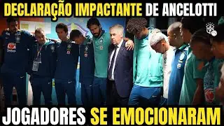 🔥ANCELOTTI SE EMOCIONA DEPOIS DA VITORIA DO BRASIL CONTRA O CHILE! SELEÇÃO BRASILEIRA HOJE