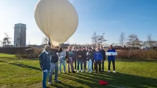 Drone View: Preparing the Payload and Balloon Before Launch