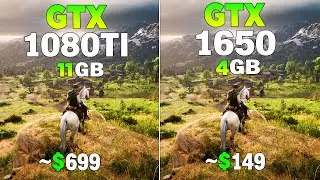 GTX 1080 Tİ vs GTX 1650 - Test in 8 Games