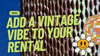 Instant 70s Glam!! Installing Wood Beaded Curtains