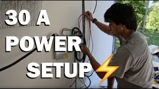 How I Wired My Trailer | 30 Amp Power Inlet + Breaker Box Install + 48V Inverter