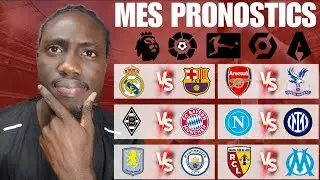 🎯 Pronostics Football (24-26 Octobre) | Premier League, Liga, Serie A, Ligue 1 et Bundesliga 🔥