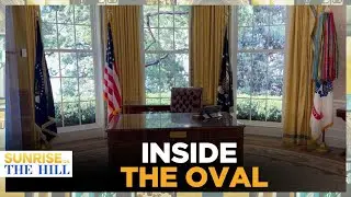 INSIDE President's Trump's OVAL Office, Full-Scale REPLICA One Block From White House, DC | SUNRISE