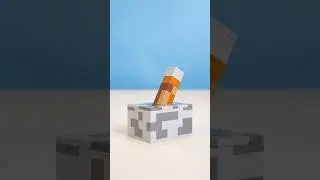 Building a LEGO Minecraft lever #lego #legomoc #minecraft