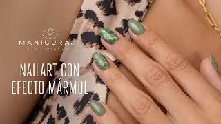 Nailart con efecto mármol | Manicura24