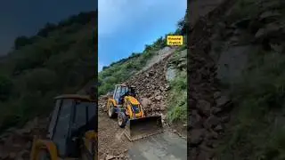 Himachal Pradesh, solan #landslide #1000subscriber #himachal #solan #jcbvideo #song
