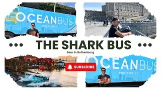 Stockholm  City Tour ,The Shark  Bus Running on Water #vivektraveltrails