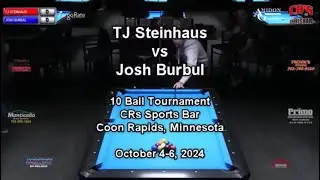 TJ Steinhaus vs Josh Burbul - Live stream billiards match #condensedpool #perfectaimbilliards