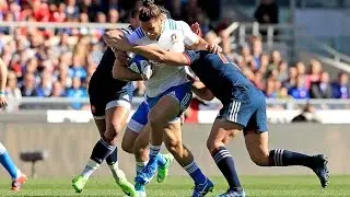 Parisse silky out the back-door pass leads to Italian attack! | RBS 6 Nations