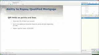 Qualified Mortgage Rule presented by Scott Griffin