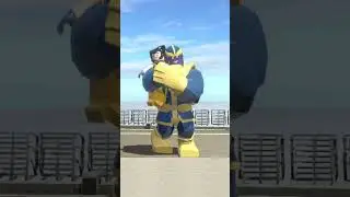 Thanos Hugs Wolverine - LEGO Marvel Super Heroes