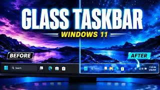 ⚡ Transparent Taskbar in Windows 10/11 &ndash; Simple Guide for Blur, Color & Full Customization (2025)