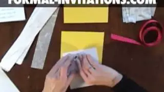 diy wedding invitations with belly bands
