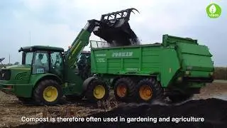 Sustainable fertilization: vfg-compost and green gas from IOK Afvalbeheer