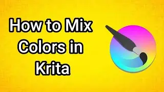 How to Mix Colors in Krita