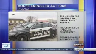 Gov. Holcomb signs bill updating Indiana law enforcement training