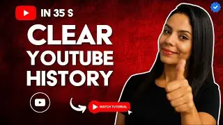 How to DELETE SEARCH HISTORY on YOUTUBE in 35 S