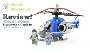 Обзор набора LEGO Jurassic World Pteranodon Capture &mdash; набор 75915