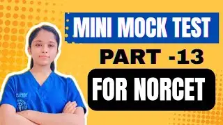 NORCET Mini Mock Test  | AIIMS Nursing Officer Practice | By Iram Fatima !NORCET 