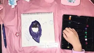How I Draw a Girl in Hijab 🌸