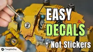 Easy, Fast Decals on Miniatures (Looks Painted On)