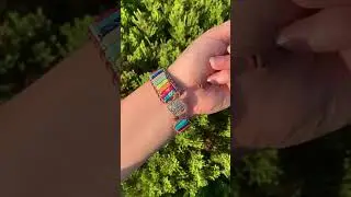 Chakra Natural Stone Apple Watch Leather Strap Healing Beaded Band Smartwatch Bracelet series 7