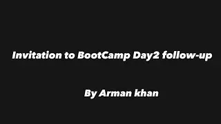 Invitation to bootcamp day 2 || Follow Up || by Arman khan | Achievers club | FLP india 🇮🇳