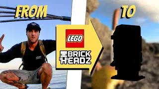 Australian Survival YouTuber Field Days LEGO Custom Brickheadz | Satisfying Building Animation