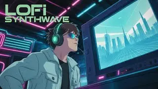 Neon Nights ✨ Lofi Synthwave 24/7 | Focus, Code & Retro Dreams | Retrotronics