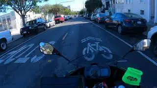 Motorcycle Ride Through San Francisco