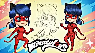How to draw Miraculous Ladybug Anime Drawing / Easy Art for Kids Drawing