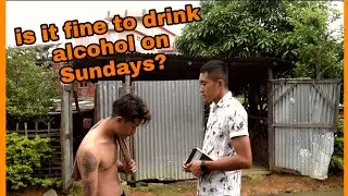 MAN PRAYS AFTER DRINKING TOO MUCH ALCOHOL | MR. OCCASIONAL | LAMBU & SKINNY
