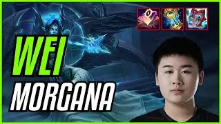 WEI - MORGANA vs LILLIA JUNGLE - EUW GRANDMASTER - PATCH 11.10