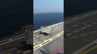 LCA Tejas from INS Vikrant #alphadefense #Tejas #NLCA #indiannavy #massive #urgent #HAL #ADA #DRDO