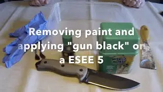 DIY Customising an ESEE 5