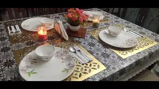#customdecorrakhee ...Dining Table Decoration & Organisation ideas with Custom Decor Rakhee Sharma